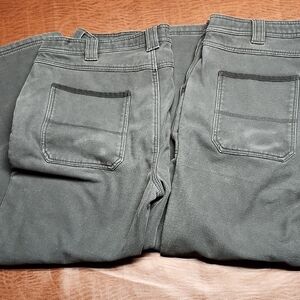 Coleman Brand Fleece Lined Pants/Jeans Dark Gray 40/30